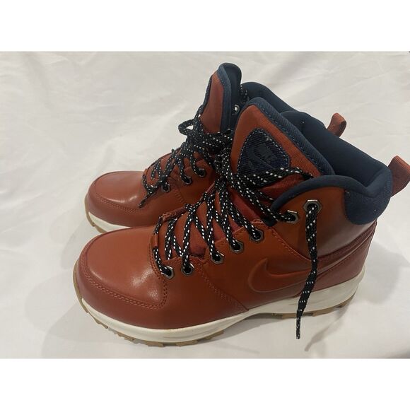 NIKE Manoa Leather SE Boots Mens US 5 Rugged Orange DC8892-800 Lace Up - Picture 6 of 16